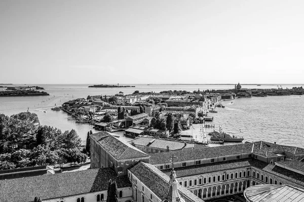 Вид с воздуха на остров Сан-Джорджо Венеция — стоковое фото
