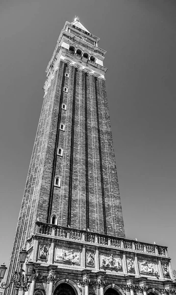 Campanile Tower at St Marks square in Venice - San Marco — Stock Photo, Image