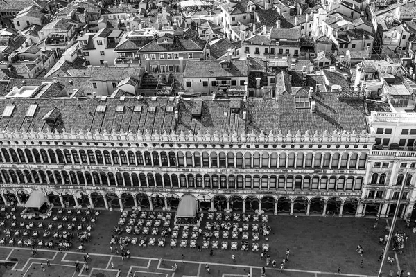 Вид с воздуха на площадь Сан-Марко в Венеции — стоковое фото