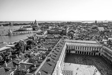 St Mark s Venedik - San Marco Meydanı üzerinde havadan görünümü