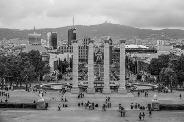 Barcelona Palau Nacional sütunları