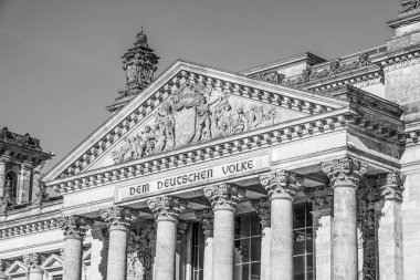 Federal Hükümet Ofisi - Berlin 'deki Alman Bundestag Reichtagsgebaeude