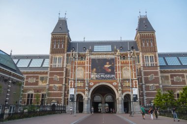 Ünlü National Museum Amsterdam - Amsterdam - Hollanda - 20 Temmuz 2017