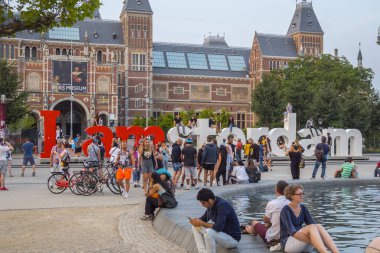 Ünlü ben Am Amsterdam Amsterdam - Amsterdam - Hollanda - 20 Temmuz 2017 Ulusal müzede mektuplar