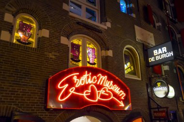 Erotik müze Red Light District Amsterdam - Amsterdam - Hollanda - 20 Temmuz 2017