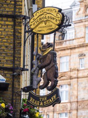 Londra'nın güzel Pub işareti