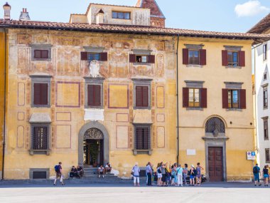 Güzel Cavalieri Pisa meydanda Piazza dei Cavalieri - Pisa İtalya - 13 Eylül 2017 denir.