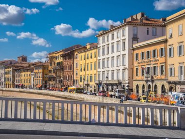 Arno Nehri - Pisa İtalya - 13 Eylül 2017 ile Pisa harika şehir merkezine