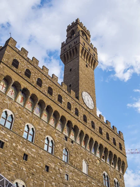 Floransa İtalya tarihi Belediye Binası Palazzo Vecchio şehrin ana Meydanı denilen