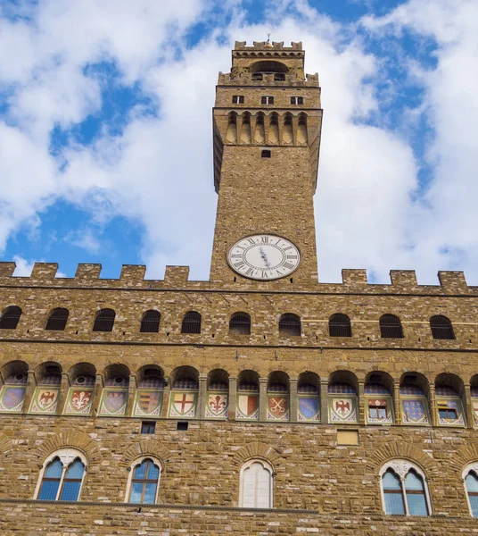 Floransa İtalya tarihi Belediye Binası Palazzo Vecchio şehrin ana Meydanı denilen