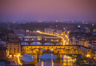 Piazzale Michelangelo Floransa Michelangelo Meydanı'na üzerinden panoramik görünüm adı
