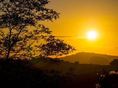 Toskana - harika İtalya güzel gün batımı