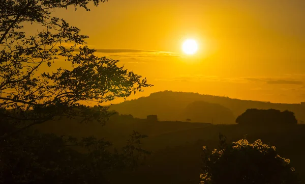 Toskana - harika İtalya güzel gün batımı