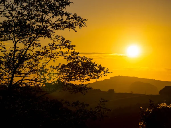 Toskana - harika İtalya güzel gün batımı