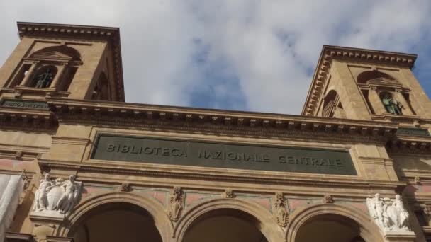 De nationale bibliotheek in Florence - Tuscany — Stockvideo