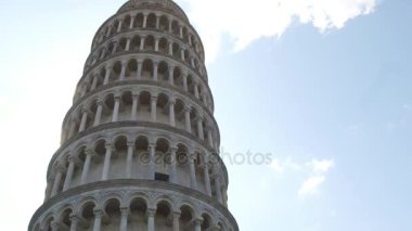 En ünlü turistik Pisa - The Leaning Tower - Toskana