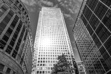 Bir Kanada gökdelen Canary Wharf - Londra - İngiltere - 19 Eylül 2016