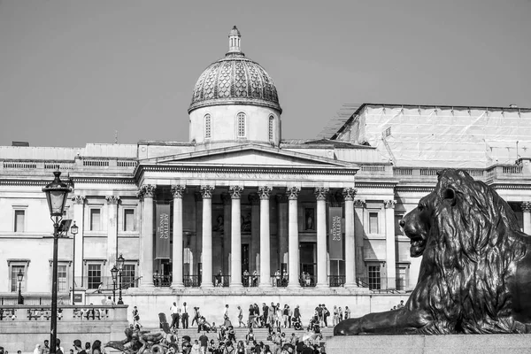 De Nationale Galerie Londen op Trafalgar Square - Londen - Groot-Brittannië - 19 September 2016 — Stockfoto