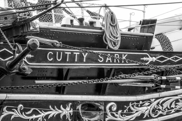 Cutty Sark - Velero y museo en Greenwich - LONDRES - GRAN BRETAÑA - SEPTIEMBRE 19, 2016 — Foto de Stock