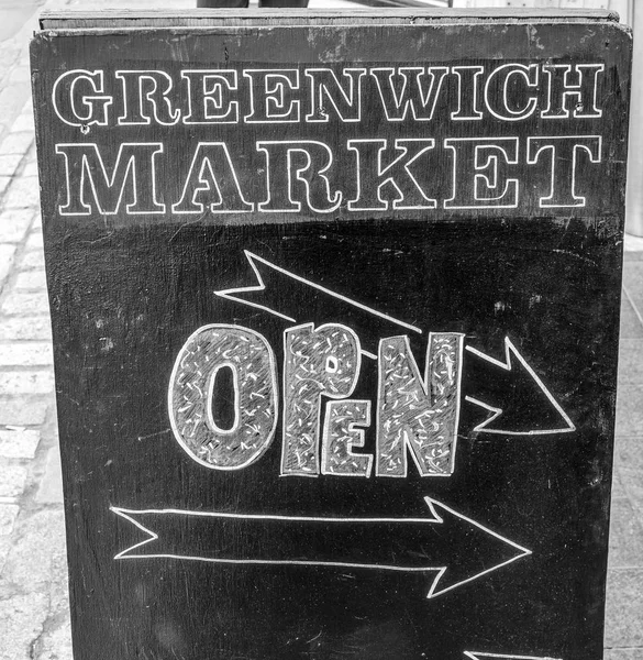 Oryginalny rynku Greenwich w Londynie Greenwich - Londyn - Wielkiej Brytanii - 19 września 2016 r. — Zdjęcie stockowe