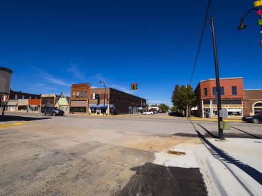 Güzel bir şehir merkezi Stroud - küçük bir kasaba Oklahoma - Stroud - Oklahoma - 16 Ekim 2017