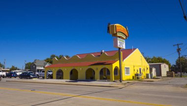 Meksika restoran ve barda Route 66 Oklahoma - Stroud - Oklahoma - 16 Ekim 2017