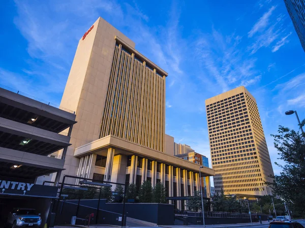 Bank van Oklahoma Hoofkantoor at Downtown Oklahoma City - Oklahoma City - Oklahoma - 18 oktober 2017 — Stockfoto