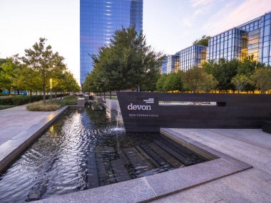 Devon Energy binaların Oklahoma City - Oklahoma City - Oklahoma - 18 Ekim 2017 modern mimari