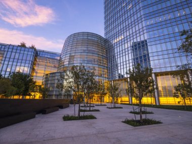 Devon Energy binaların Oklahoma City - Oklahoma City - Oklahoma - 18 Ekim 2017 modern mimari