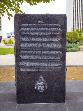 Tulsa - Tulsa Rotary Kulübü - Tulsa - Oklahoma - 17 Ekim 2017 yılında Rotary Plaza