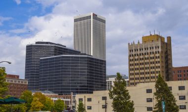 Güzel şehir merkezini Tulsa Oklahoma - Tulsa - Oklahoma - 17 Ekim 2017