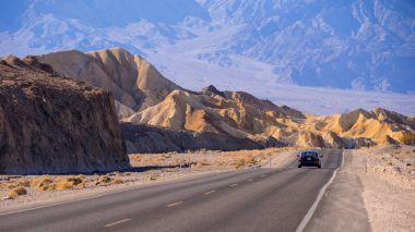Nevada Çölü - Ölüm Vadisi Milli Parkı - Ölüm Vadisi - California - 23 Ekim 2017 doğal yol
