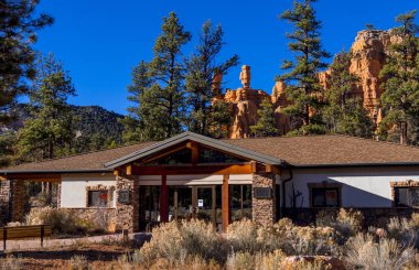 Red Canyon visitior Merkezi Utah - Red Canyon - Utah - 24 Ekim 2017