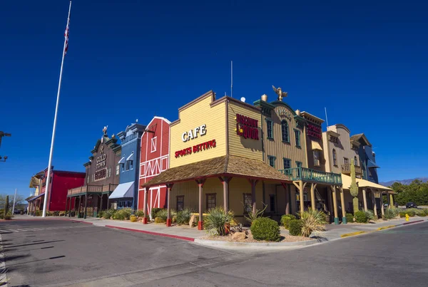 Gold Town Casino y la histórica ciudad de estilo occidental de Pahrump Nevada - PAHRUMP - NEVADA - 23 DE OCTUBRE DE 2017 — Foto de Stock