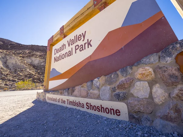 23 Ekim 2017 işareti Ölüm Vadisi Milli Parkı California - Ölüm Vadisi - California - Hoşgeldiniz
