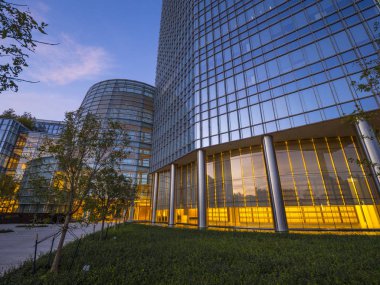 Oklahoma City'deki Devon Energy binalar modern mimari