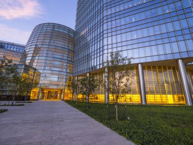 Oklahoma City'deki Devon Energy binalar modern mimari