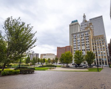 Tulsa şehir beuatiful eski binalar