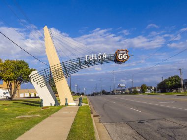 Tulsa Oklahoma 'daki ünlü Route 66 Kapısı