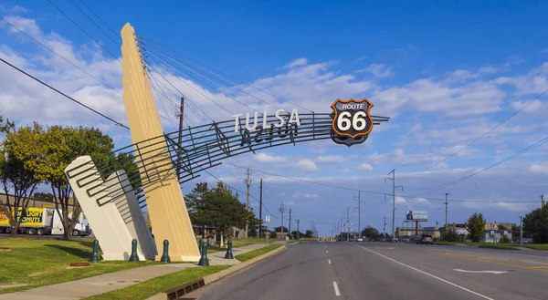 Tulsa Gate on historic Route 66 in Oklahoma — Stock Photo, Image