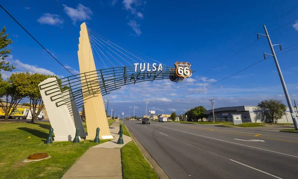Historic Route 66 in Tulsa Oklahoma — Stock Photo, Image