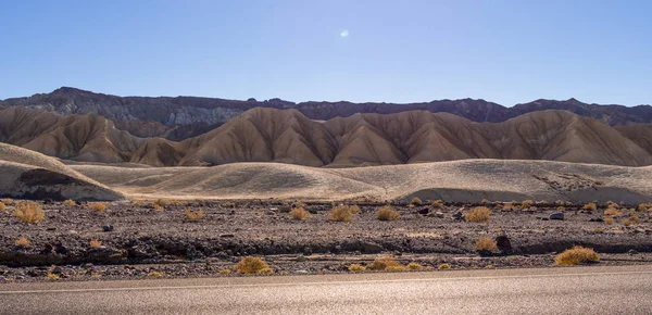 A incrível paisagem do Parque Nacional do Vale da Morte na Califórnia — Fotografia de Stock