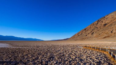 Ölüm Vadisi Milli Parkı Kaliforniya harika Badwater Tuz Gölü