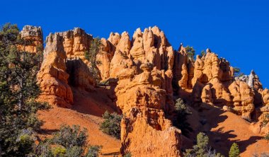 Red Canyon Utah renkli taş
