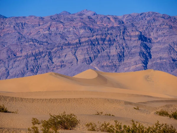 Písečné duny v Národním parku Death Valley - Mesquite Flat Sand Dunes — Stock fotografie