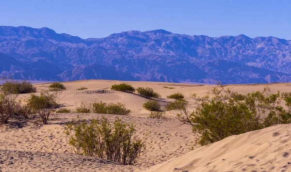 Hermoso paisaje de Mesquite Flat Sand Dunes en Death Valley —  Fotos de Stock
