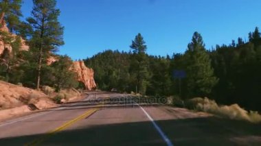 Utah 'taki güzel Kızıl Kanyon - harika manzaralı yollar