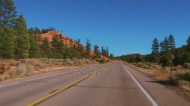 Utah 'taki güzel Kızıl Kanyon - harika manzaralı yollar