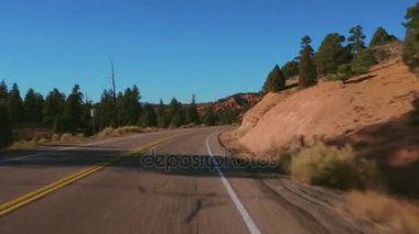 Utah 'taki güzel Kızıl Kanyon - harika manzaralı yollar