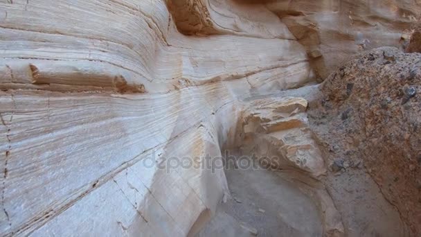 Belo Mosaico Canyon az Death Valley National Park na Califórnia — Vídeo de Stock